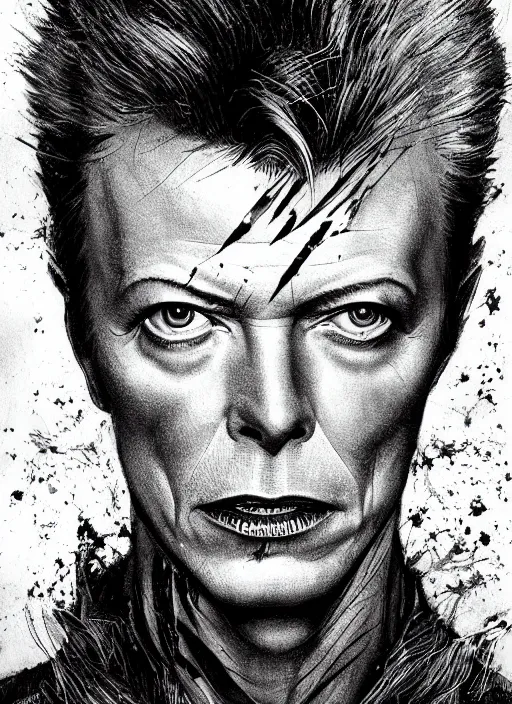 Prompt: portrait, David Bowie, watercolor, dramatic lighting, cinematic, establishing shot, extremely high detail, foto realistic, cinematic lighting, pen and ink, intricate line drawings, by Yoshitaka Amano, Ruan Jia, Kentaro Miura, Artgerm, post processed, concept art, artstation, matte painting, style by eddie mendoza, raphael lacoste, alex ross