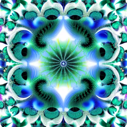 Image similar to detailed fractal image of gemstones