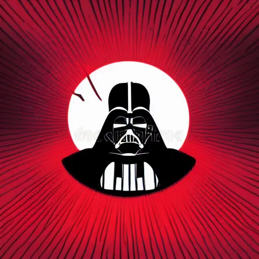 Image similar to darth vader vector illustration