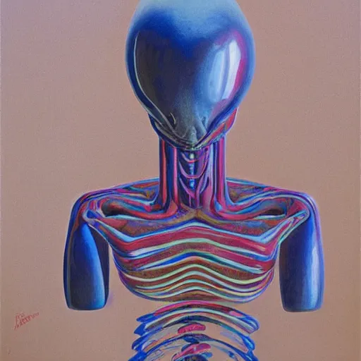 Image similar to alien by wayne thiebaud