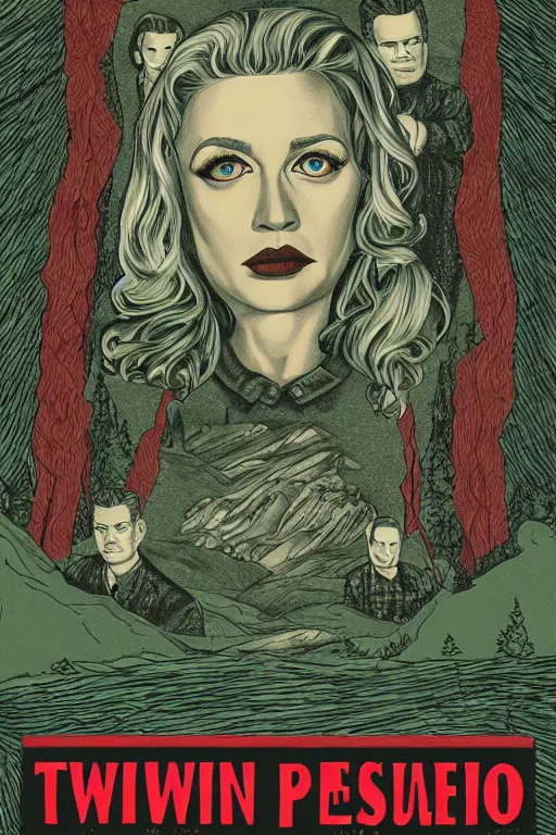 Twin Peaks artwork by GigiCave Stable Diffusion OpenArt