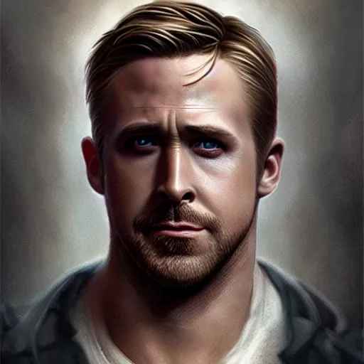 Image similar to Ryan Gosling as Marvel's Cyclops, X-Men, ultra realistic, concept art, intricate details, eerie, highly detailed, photorealistic, octane render, 8k, unreal engine. art by Artgerm and Greg Rutkowski