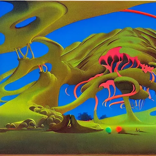 Image similar to rave part by roger dean