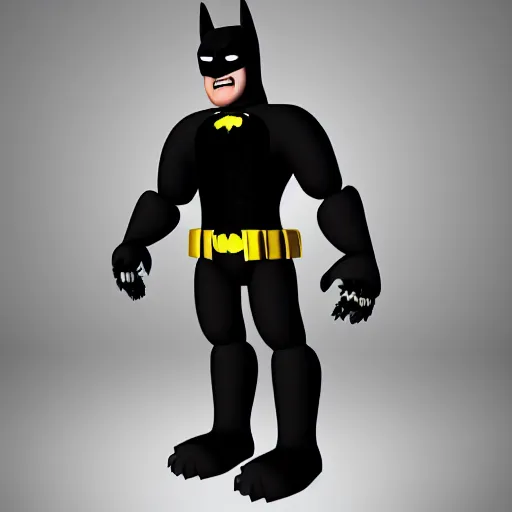 Image similar to Batman as a Five Nights at Freddy's animatronic