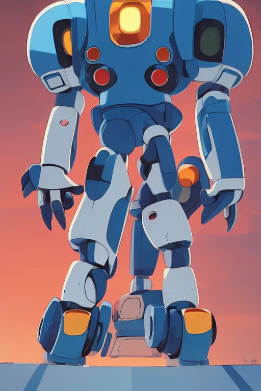 Image similar to metabots medabots medarotto medarot robot minimalist comics, behance hd by jesper ejsing, by rhads, makoto shinkai and lois van baarle, ilya kuvshinov, rossdraws global illumination ray tracing hdr radiating a glowing aura