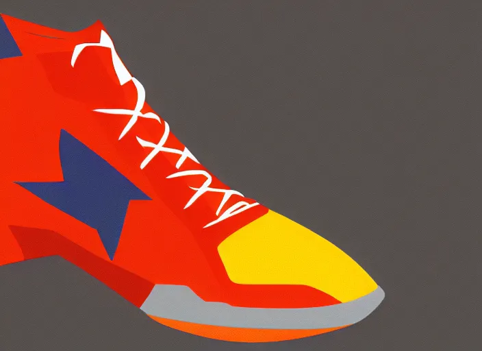 Prompt: basketball sneakers concept of jean grey, trending on artstation, smooth, sharp focus