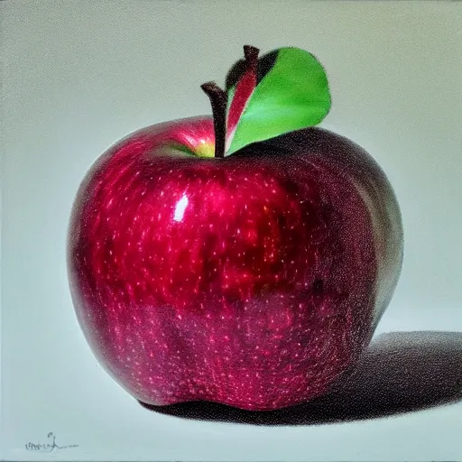 Image similar to chiaroscuro apple