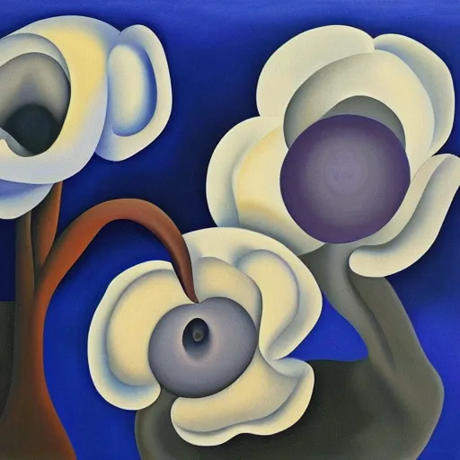 Image similar to oil painting by Georgia O'Keeffe