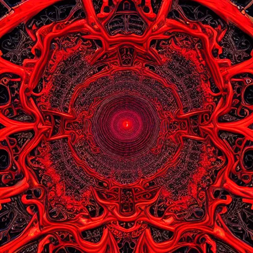 Prompt: Red Fractals , hd, intricate, hyper detailed, award winning, beautiful, 8k, digital art