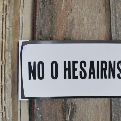 Image similar to A Sign with the Phrase (No Jokes Allowed)