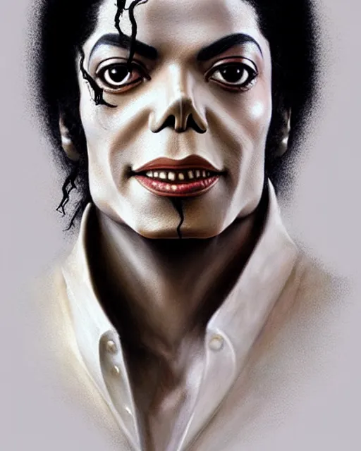 Image similar to michael jackson made of bone, real life skin, intricate, highly detailed, artstation, concept art, smooth, sharp focus, art by artgerm and greg rutkowski