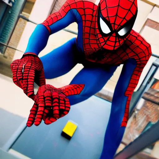 Image similar to Zendeya playing Spiderman