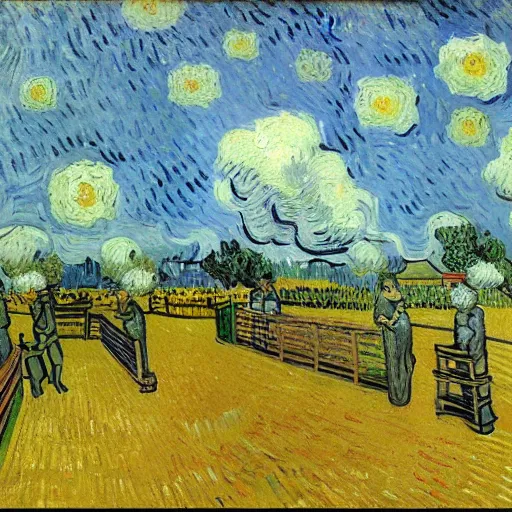 Image similar to sunny day by Vincent van Gogh