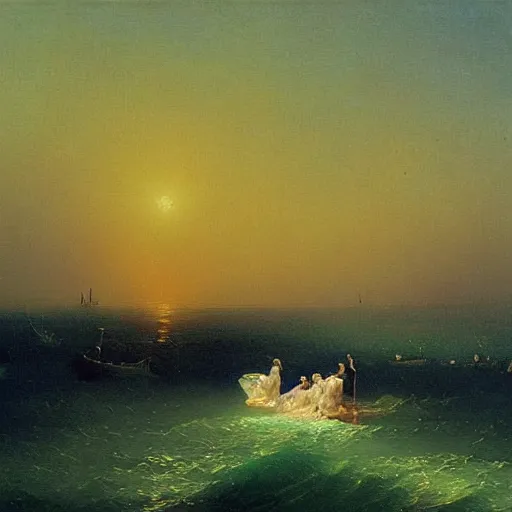 Image similar to dancers by ivan aivazovsky