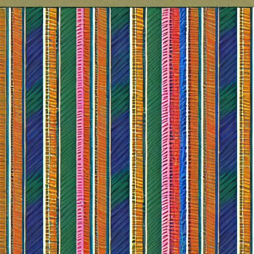 Prompt: fauvism unexpressive wheat smpte pattern