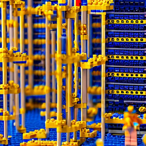 Image similar to lego data center ( eos 5 ds r, iso 1 0 0, f / 8, 1 / 1 2 5, 8 4 mm, postprocessed, bokeh )