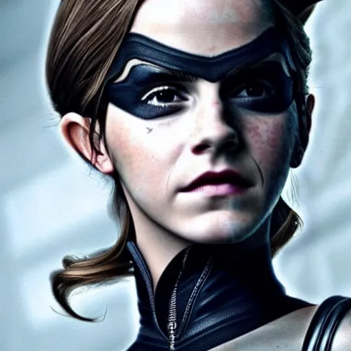 Image similar to Emma Watson as catwoman