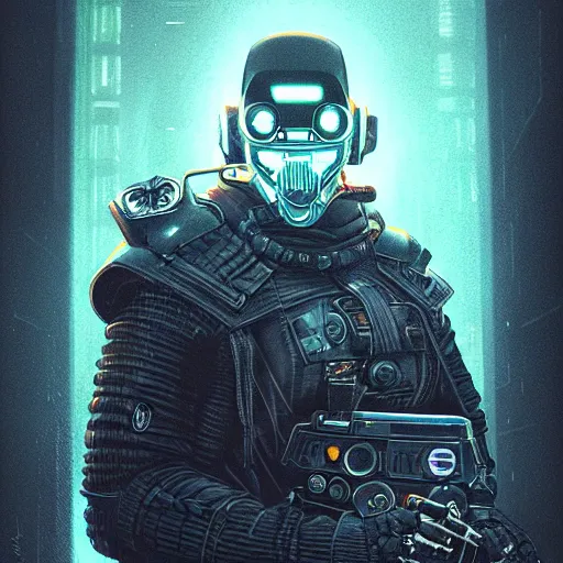 Prompt: dark digital concept portrait cyberpunk noir space pirate, legendary thief, epic apex legends concept, blade runner, madmax, futuristic helmet, interstellar, analogue, sharp focus, award - winning, realistic sci - fi masterpiece, natural light, highly detailed, intricate matte vector. art by josan gonzales moebius deathburger, 8 k, hdr, hd