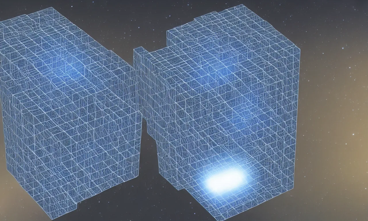 Prompt: infinite recursion tesseract, 8 k resolution, mathematically precise, trending at nasa and jpl