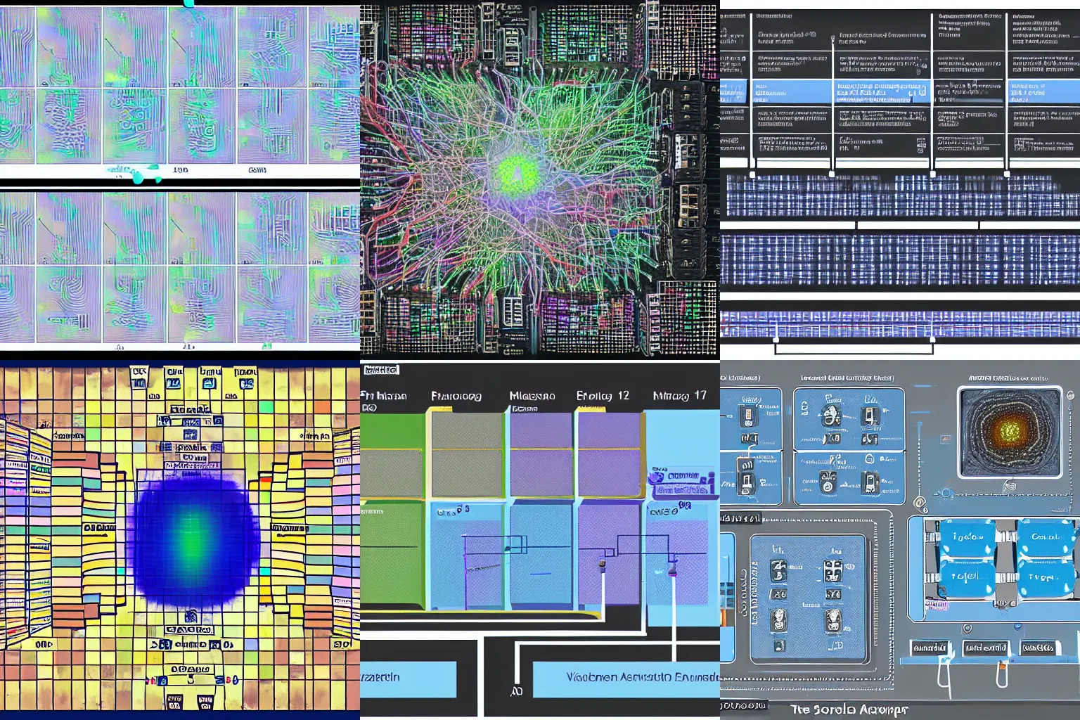 Prompt: visualization of the most complex deep learning model architecture in the world