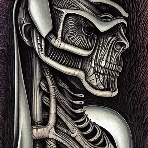 Image similar to by h. r. giger