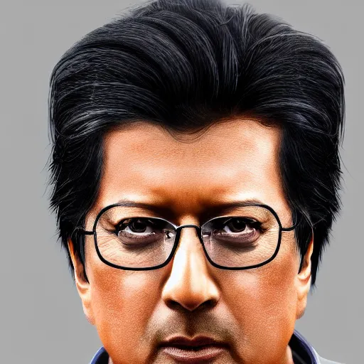 Image similar to a portrait of a rajesh hamaal, highly detailed, cinematic lighting, hyperrealistic, 4 k, digital art
