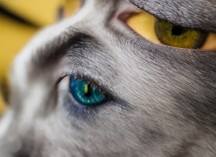 Prompt: dslr portrait photo still of rimuru tempest with yellow eyes, 8 k, 8 5 mm f 1. 8