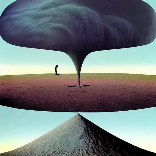 Image similar to abstract elemental inscape by Storm Thorgerson, gorgeous detailed matte painting, muted pastel colors
