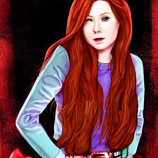 Prompt: Amy Pond as a Time Lord by Alice X. Zhang