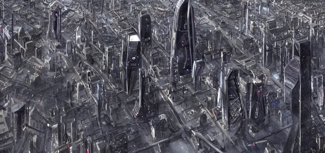 Image similar to Futuristic London in a sci-fi style, hyper realistic, very detailed, 8K,