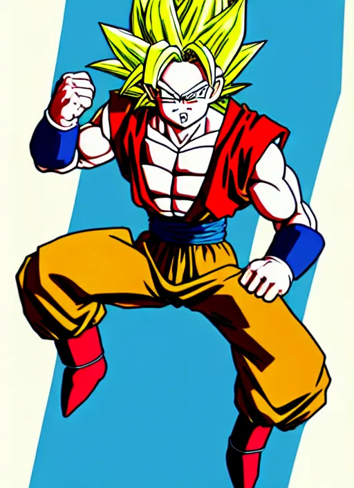 Image similar to super saiyan dana scully, full color illustration by akira toriyama, in the style of dragonball z, dynamic, quirky, stylzed