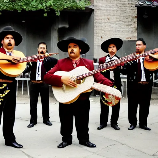 Image similar to sad mariachi band