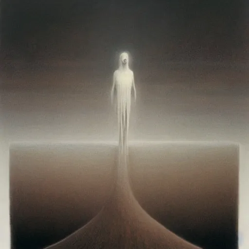 Image similar to Joe Biden. Ambition. Zdzisław Beksiński