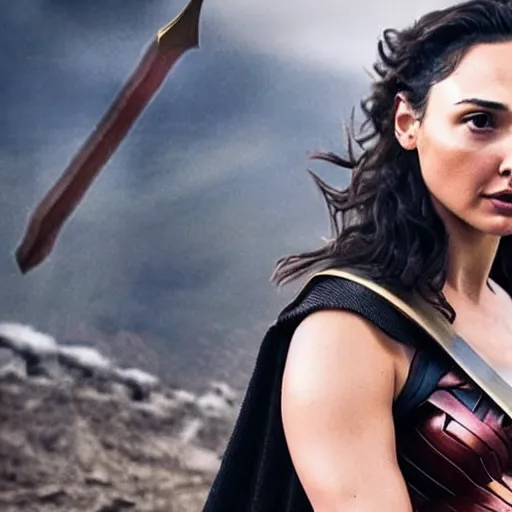 Prompt: gal gadot as a gladiator