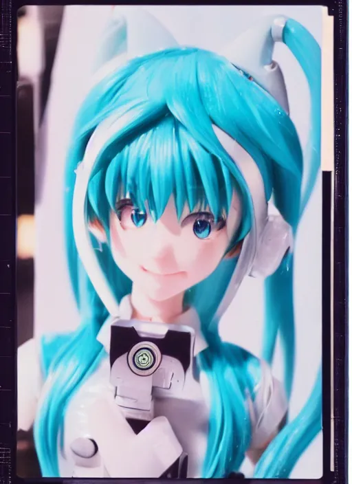Image similar to highly realistic hatsune miku on law & order special victim unit, 1 9 9 0, 1 8 mm film