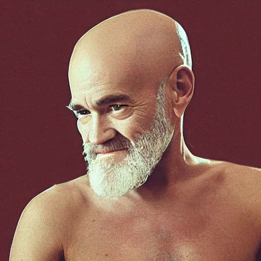 Image similar to cave painting of michael stipe