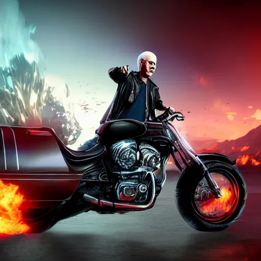 Image similar to Future ghost rider 4k