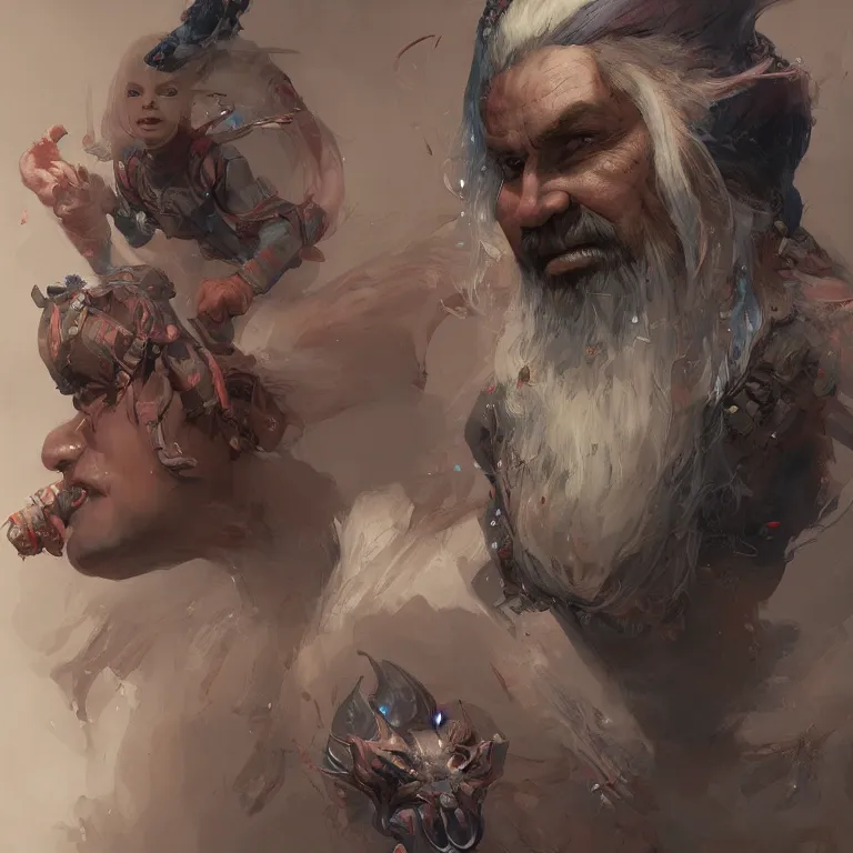 Image similar to Portrait of a gnome Supermodel, marvel comics, dark, intricate, highly detailed, smooth, artstation, digital illustration by Ruan Jia and Mandy Jurgens and Artgerm and Wayne Barlowe and Greg Rutkowski and Zdislav Beksinski