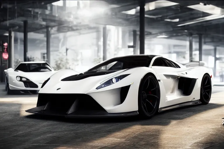 Image similar to photo wallpaper sport car gran turismo 7 forza horizon need for speed fast and furious 5 unreal engine supercar hypercar game concept car octane render, 4 khd 2 0 2 2 3 d cgi rtx style chrome reflexion global illumination ray tracing hdr arstation pixar and disney unreal