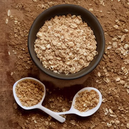 Image similar to apple made out of oatmeal