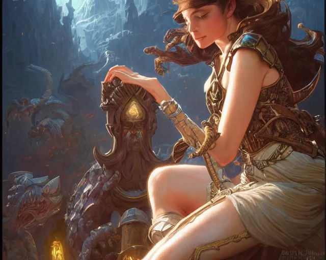 Image similar to photography of earl norem, deep focus, d & d, fantasy, intricate, elegant, highly detailed, digital painting, artstation, concept art, matte, sharp focus, illustration, hearthstone, art by artgerm and greg rutkowski and alphonse mucha