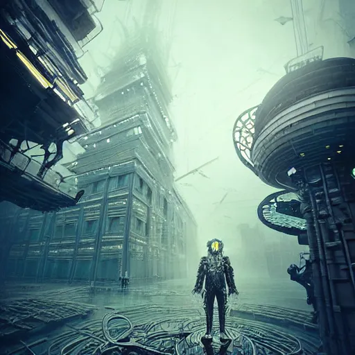 Prompt: Сyberpunk style selfie in a crowded city on another planet, Neo Norilsk, sci-fi, fantasy, intricate, very very beautiful, elegant, highly detailed, smooth, photorealistic, cinematic, Unreal Engine 5, sharp focus, by Evgeny Zubkov, by Marat Zakirov, trending on Behance