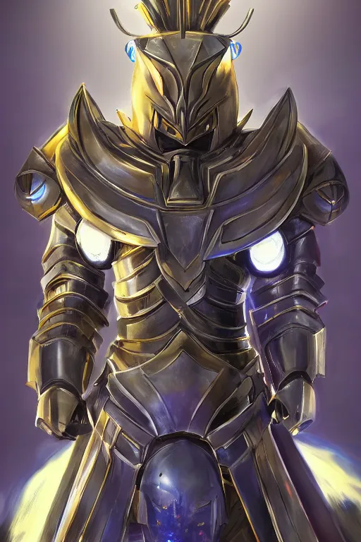 Image similar to helmet armor guardian destiny in witch queen illumination ray tracing hdr fanart arstation by sung choi robot ninja mask and eric pfeiffer and gabriel garza and casper konefal