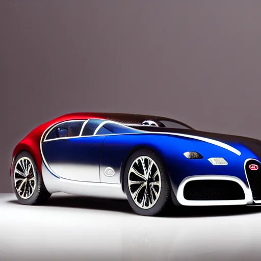 Image similar to a 2 0 2 5 bugatti type 5 7 sc atlantic concept, studio lighting