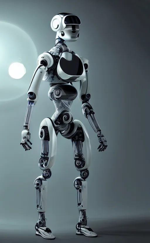 Image similar to sci - fi, human - robot concept, high definition, biorobot