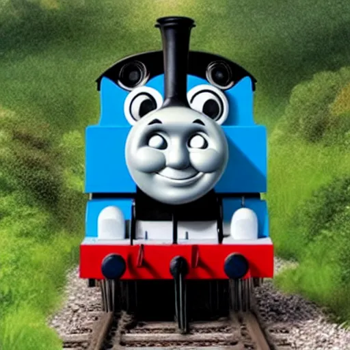 Prompt: thomas the tank engine of death