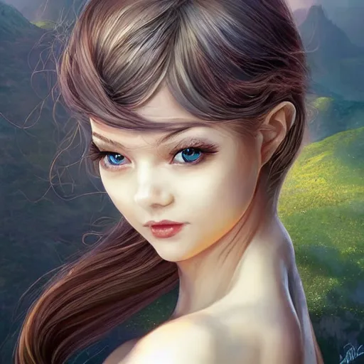 Image similar to a portrait of a character in a scenic environment by artgerm, foam sculpture