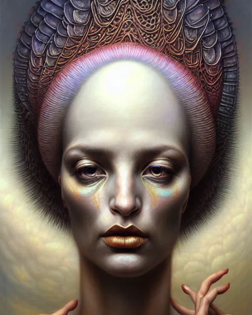 Image similar to a detailed portrait of dreampunk flamingo python hybrid mix beautiful! goddess by tomasz alen kopera and peter mohrbacher