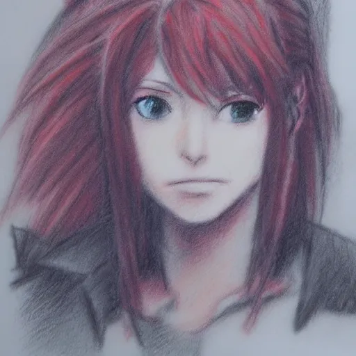 Image similar to Pastel sketch of Claire Redfield