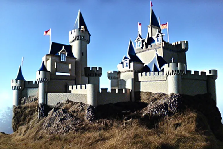 Image similar to a completed castle